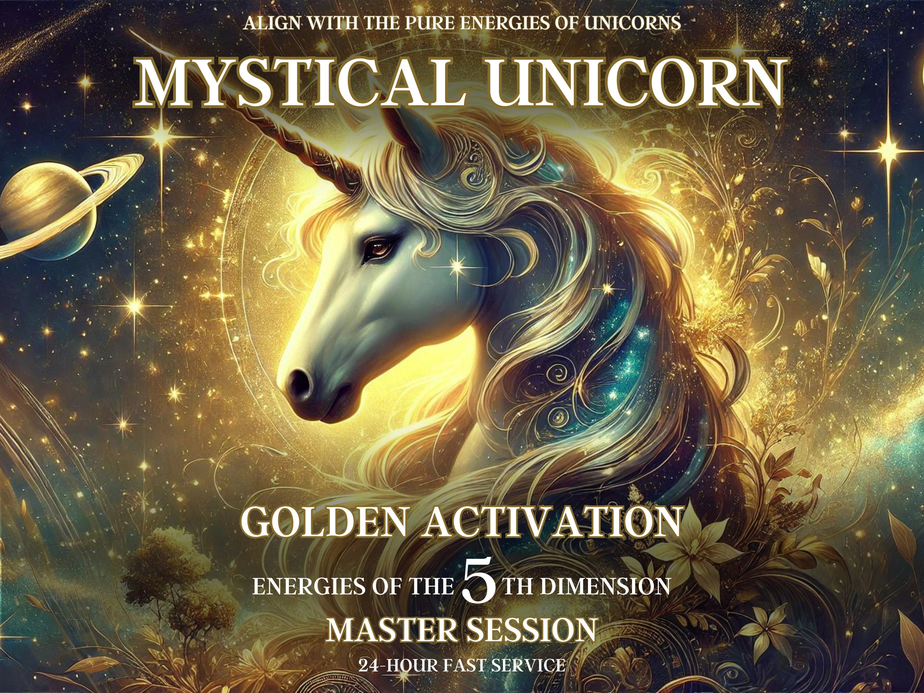 Mystical Unicorn Golden Activation Align with the Pure Energies of Unicorns