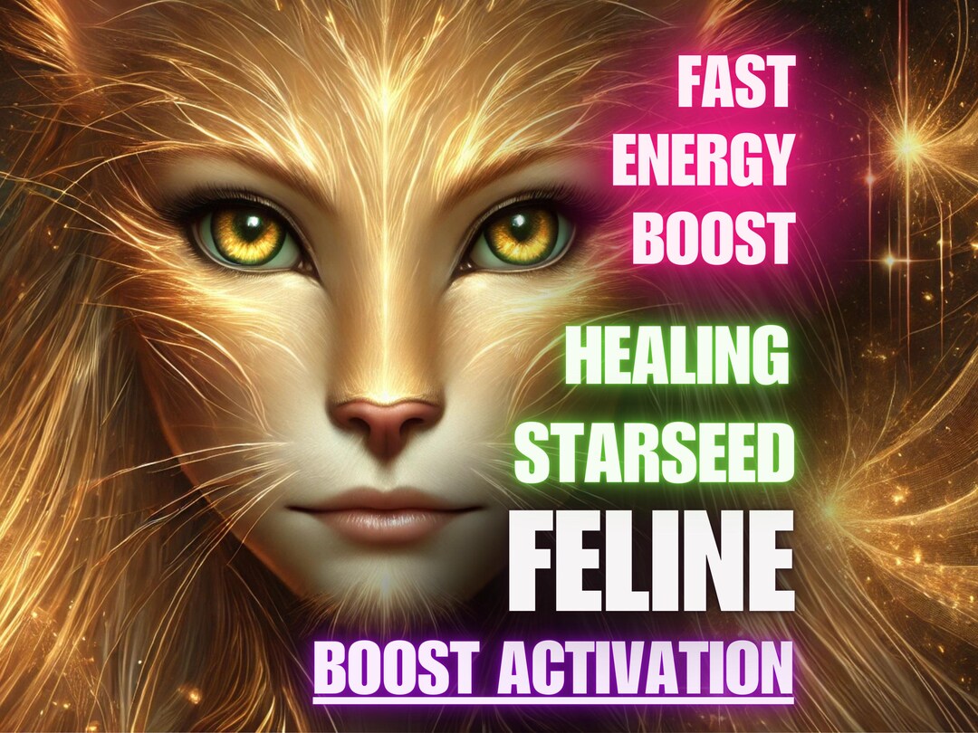 Feline Starseed Healing Boost Activation - Etsy