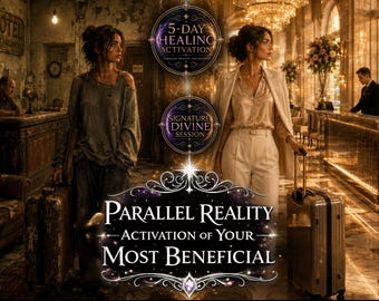 Parallel Reality Activation of Your Most Beneficial Timeline. Signature Divine Session • 5-Day Deep Energy Process