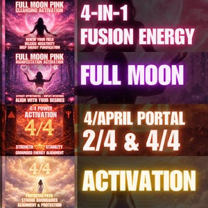 Full Moon 2/4 & 4/4 Fusion Energy Activation 4-in-1  Fusion Energy