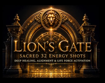Lion’s Gate Sacred 32 Energy Shots – Deep Healing, Alignment & Life Force Activation