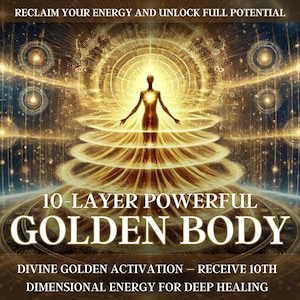 10-Layer Powerful Golden Body, Divine Golden Activation, Reclaim Your Energy