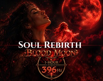 Blood Moon Soul Rebirth Ceremony  Release the Old Self Awaken the New 1-Hour Powerful Hz Sound Experience – 396 Hz