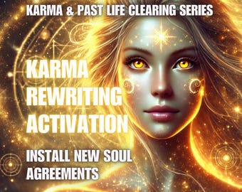 Karma Rewriting Activation – Install New Soul Agreements Karma & Past Life Clearing Series