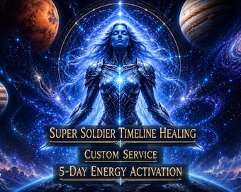Custom Service: Super Soldier Memory Healing & Soul Restoration – 5-Day Energy Activation