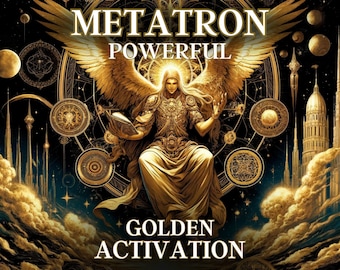 Metatron Mächtige Goldene Aktivierung - Schalte göttliche Weisheit und Heilung mit Metatrons Goldenem Licht frei
