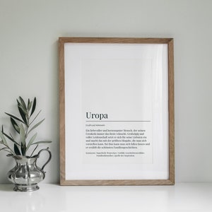 Karte Uropa Geschenk Vatertag Definition Uropa Ankündigung