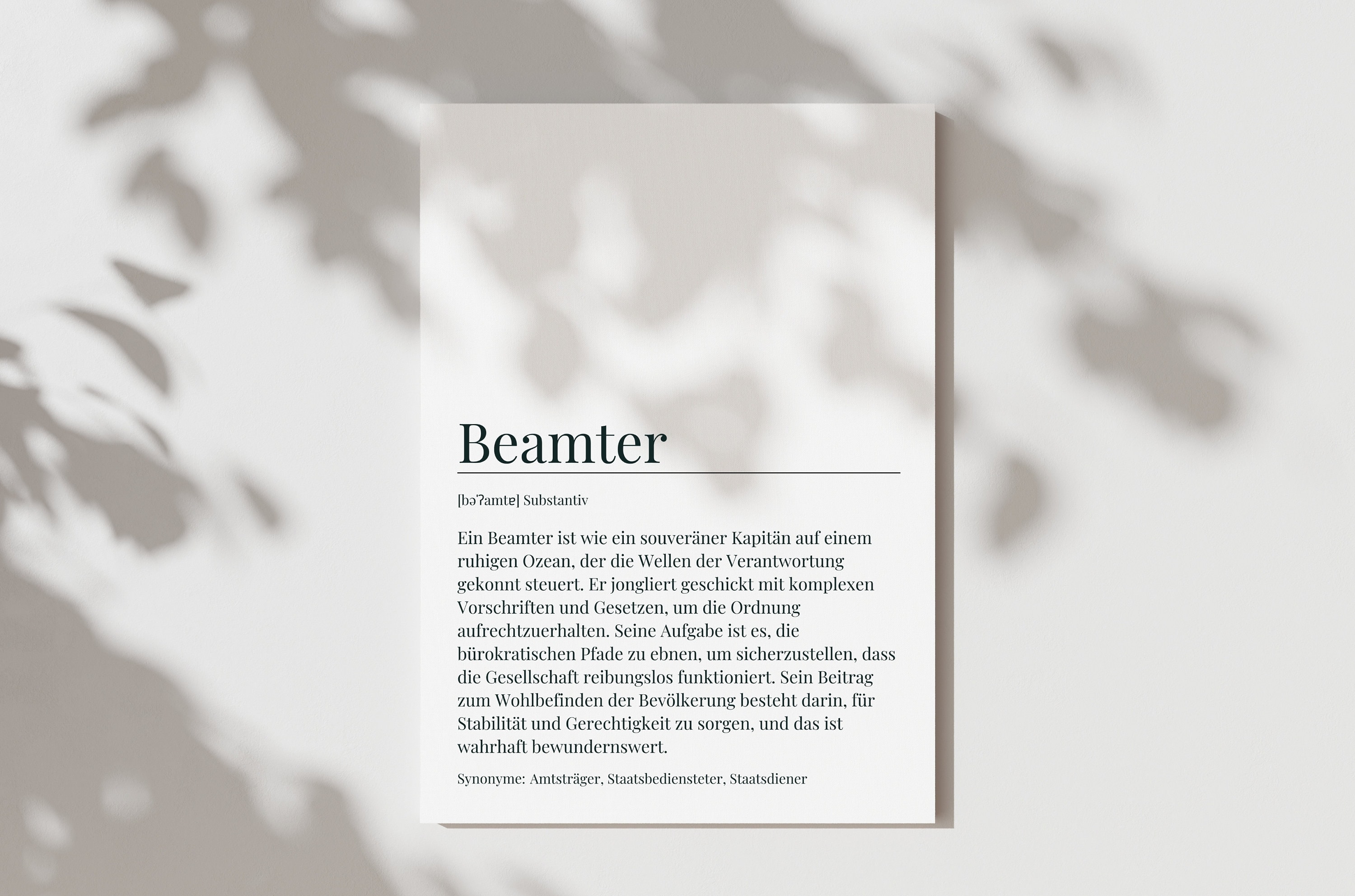 Postkarte Beamter Karte Verbeamtung Beamter auf Lebenszeit Etsy.de