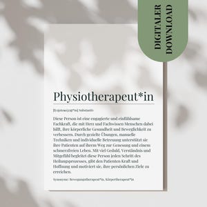 Cartão postal presente fisioterapeuta favorito fisioterapeuta cartaz fisioterapia prática definição fisioterapeuta decoração obrigado