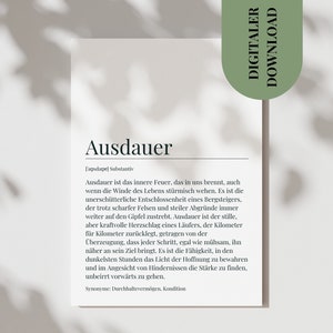 Postkarte Ausdauer Karte Du schaffst das Ich glaube An Dich Du bist stark KämpferIn Karte Durchhaltevermögen Prüfung Herausforderung PDF