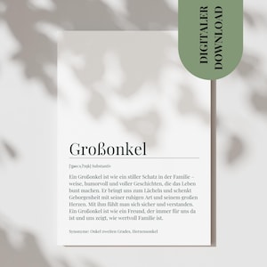Postkarte Großonkel Geburtstagsgeschenk Onkel Dankeschön Großonkel Anerkennung Familie Du Wirst Großonkel Verkündung Schwangerschaft Karte
