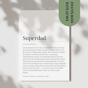 Cartão Presente para Pai Obrigado Marido Presente de Aniversário Definição de Pai Cartão Superpai Melhor Pai Cartão Postal Agradecimento ao Dia dos Pais