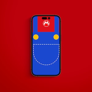 Super Mario Bros. Movie Smart Phone Wallpaper, iPhone, Digital Download, Kids birthday gifts, Nintendo