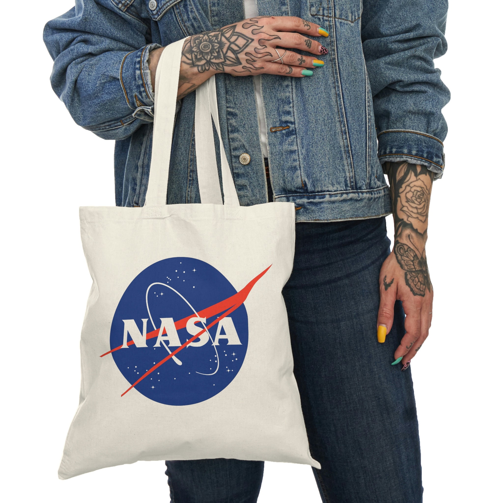 NASA, Outer Space Travel Tote Bag, Fun Gift, Science, Geeks, Nerd, Stylish,  STEM, Shopping Bag, Groceries Bag - Etsy