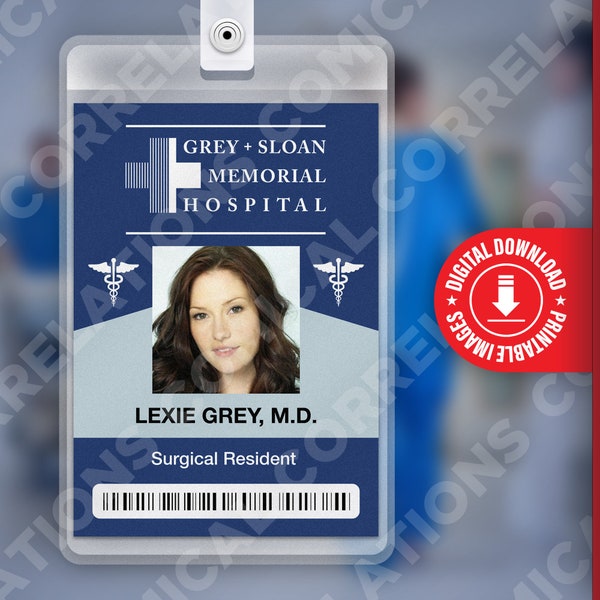 Grey Sloan Doctors Badge - Etsy
