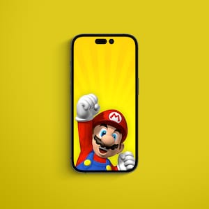 Super Mario Bros. Film Smartphone Wallpaper, iPhone, Digital Download, Kindergeburtstag Geschenke, Nintendo