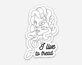 Medusa, ik leef om sticker te betreden