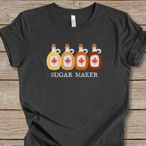 Zuckerhersteller T-Shirt, Ahornsirup Hersteller Shirt, Ahornsirup T-Shirt, Zuckern Tshirt, Ahornsirup Hersteller Geschenk, Zuckerahorn Geschenk, Ahornsirup Shirt