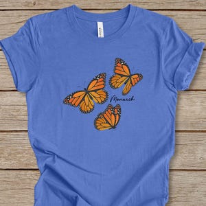 Monarch Shirt, Conservation Tee, Nature Lover, Monarch Butterfly Tee, Gardener Gift, Pollinator Shirt, Monarch Gift, Butterfly Lover T-shirt