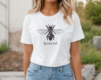 Beekeeper t-shirt, Apiarist Shirt, Gift for a Beekeeper, Bee Lover Shirt, Beekeeping gift, Keeper of the Bees, Beekeeping Shirt, Bee Tee
