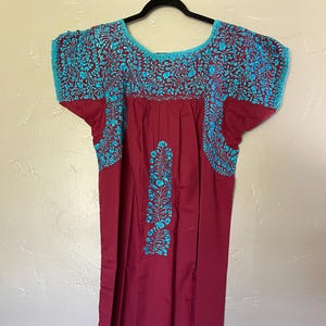 Mexican embroidered San Antonino dress Mexican embroidered San Antonino dress