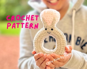 Diamond Ring Low Sew Amigurumi Crochet Pattern Plushie - Instant PDF Download