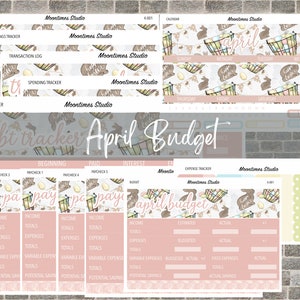 HAUSHALTSPLAN april || "OSTERN" || Erin Condren 7x9