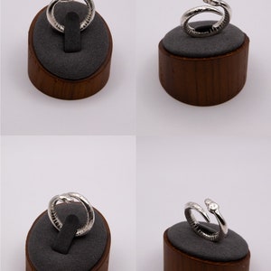 Ring i sterlingsilver med pytonmynta bild 2