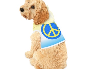 Peace Sign Dog Hoodie