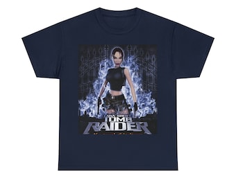 00s TOMB RAIDER 映画Tシャツ トゥームレイダー 肉厚 00s TOMB RAIDER 映画Tシャツ トゥームレイダー 肉厚