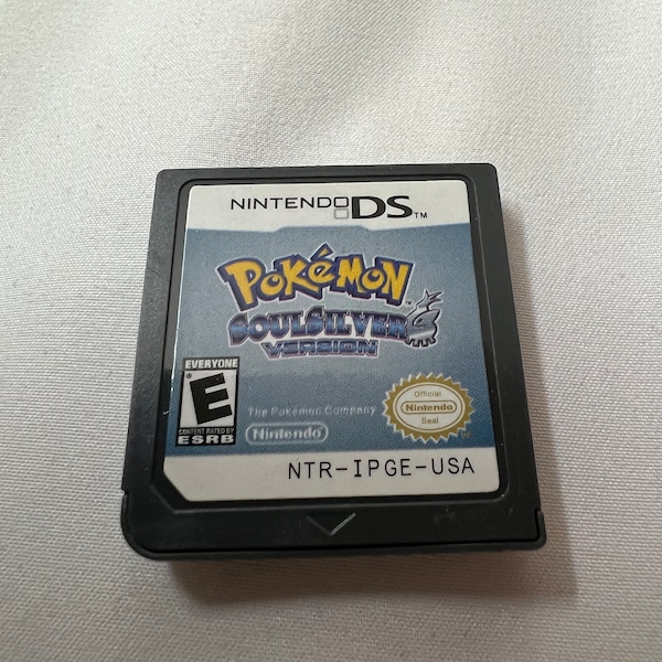 Pokemon Soul Silver Version (Nintendo DS) Game Only FREE USPS First Class Shipping