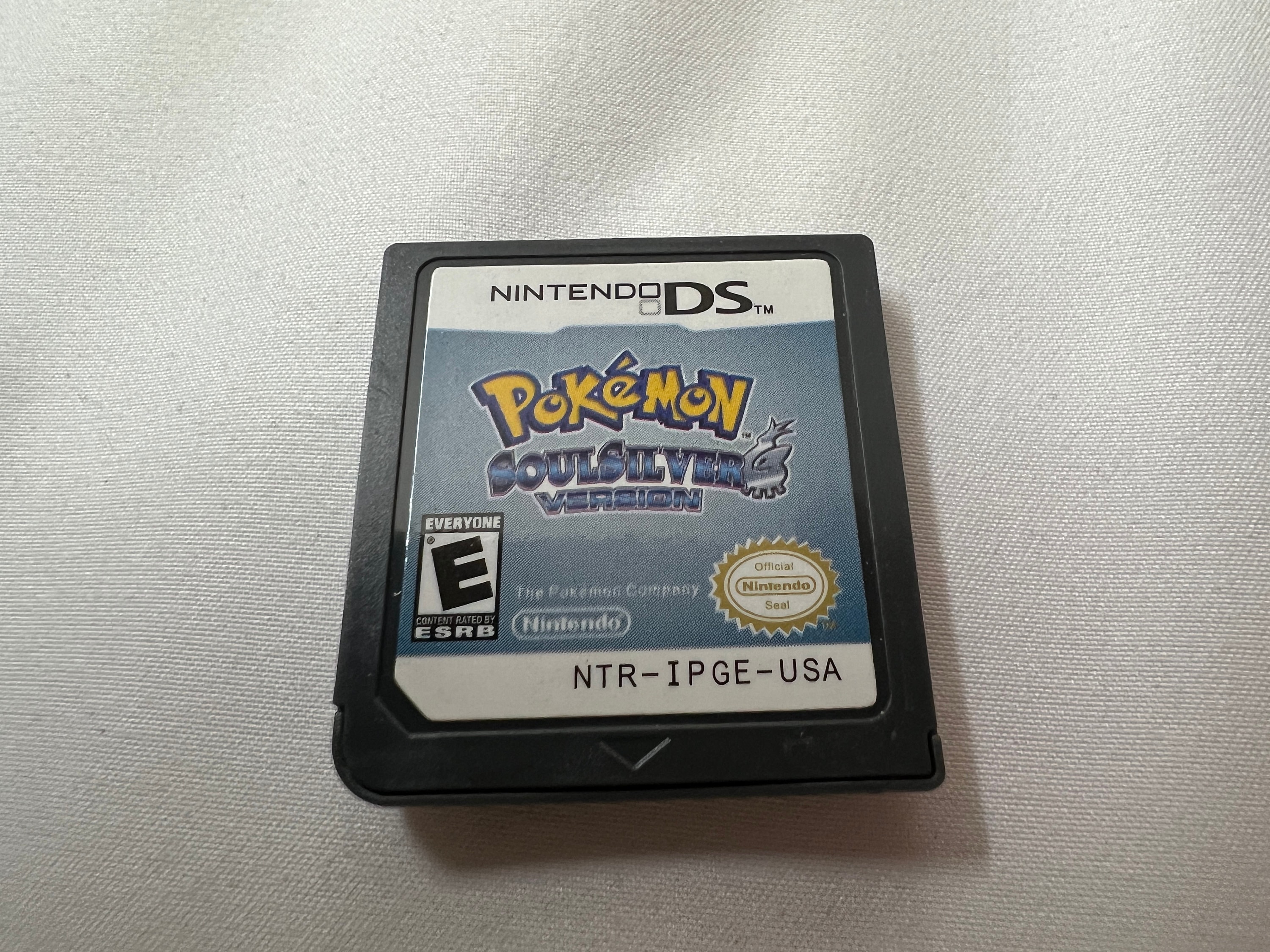 Pokemon Soul Silver Version (nintendo DS) Game Only FREE