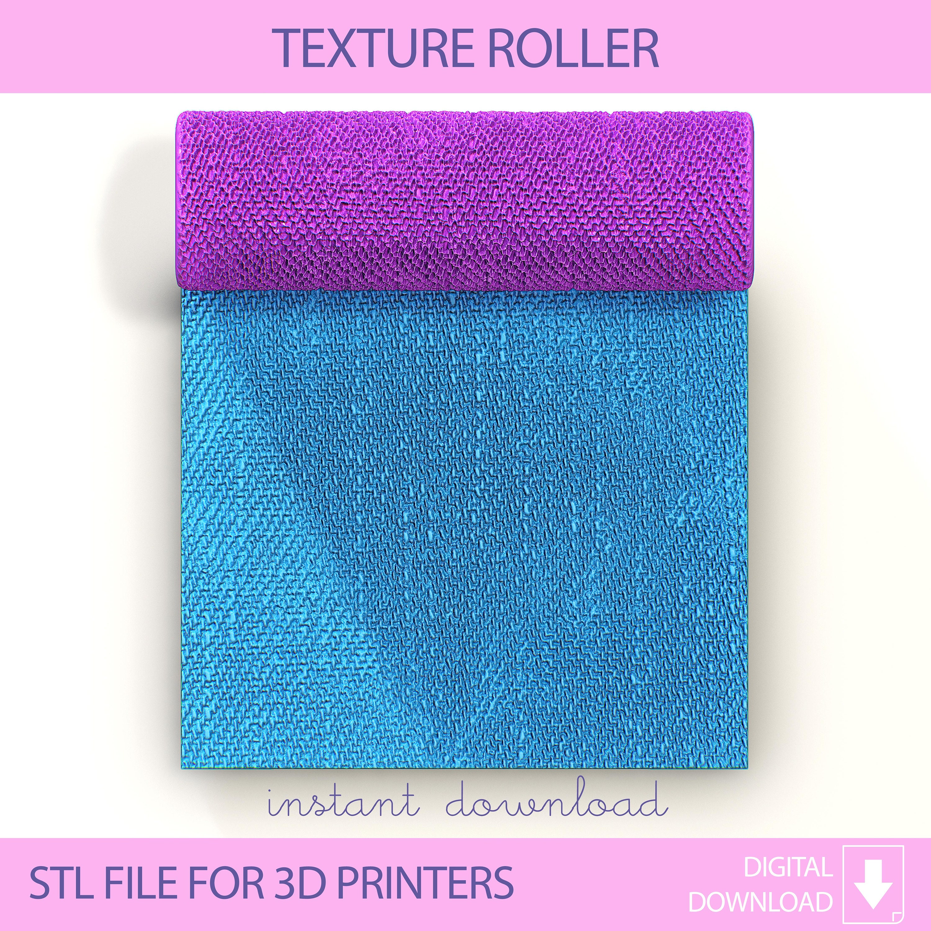 Polymer Clay Seamless Texture Roller | Lines 1 | Digital STL File