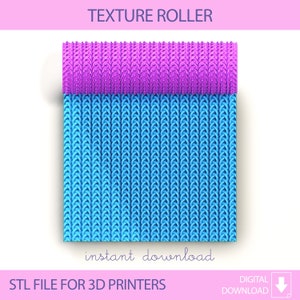 Knitted Texture Roller Clay Texture Roller Polymer Clay Roller