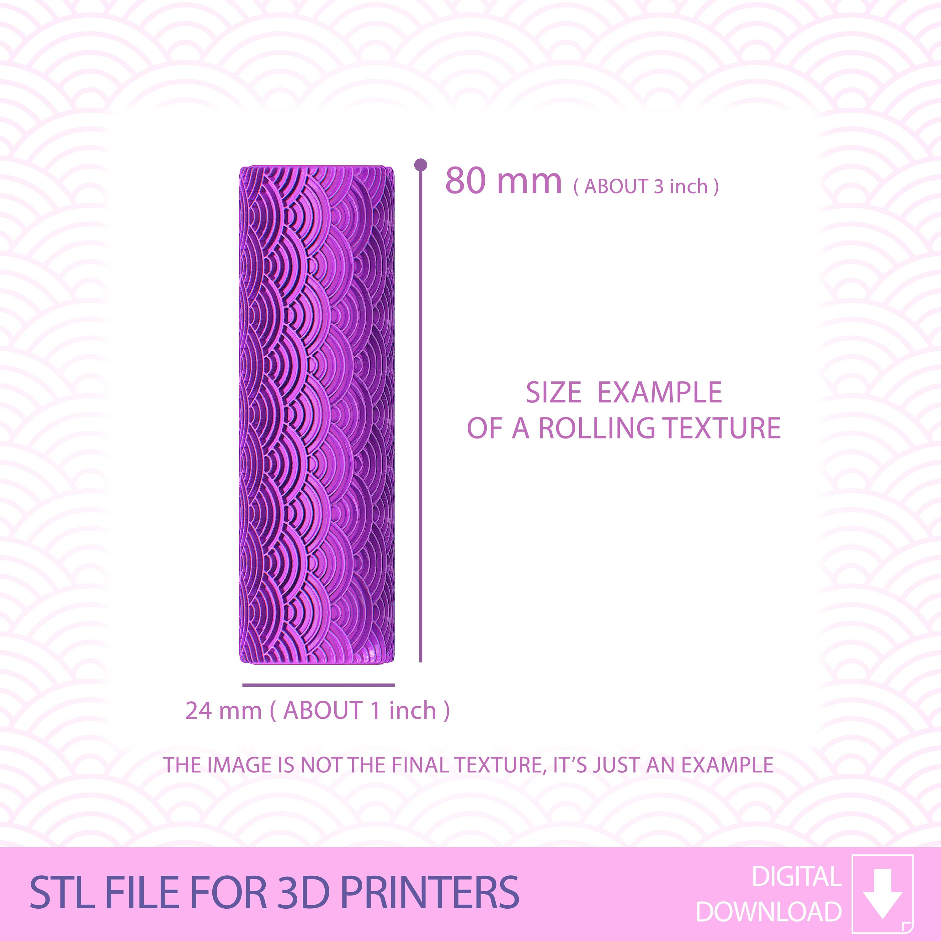 STL file BRICKS POLYMER CLAY ROLLER PIN TEXTURE 🧱・3D printer model to  download・Cults