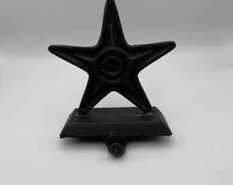 cast iron star stocking holder