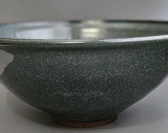 Cuenco decorativo grande hecho a mano (Denim Sparkle - OO6 *** (ver nota en la descripción))