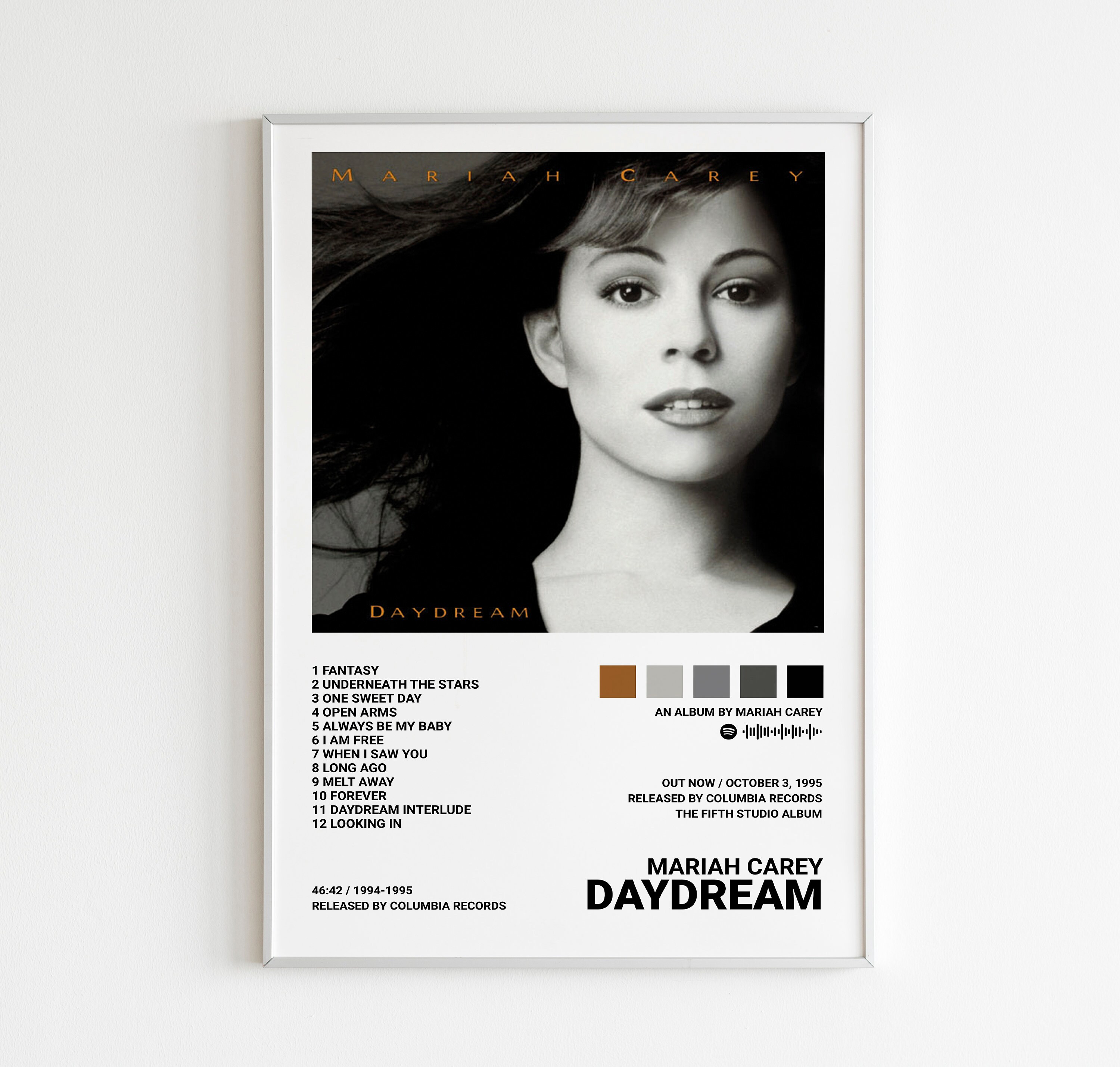 Mariah Carey Posters / Daydream Poster / Mariah Carey Daydream Etsy