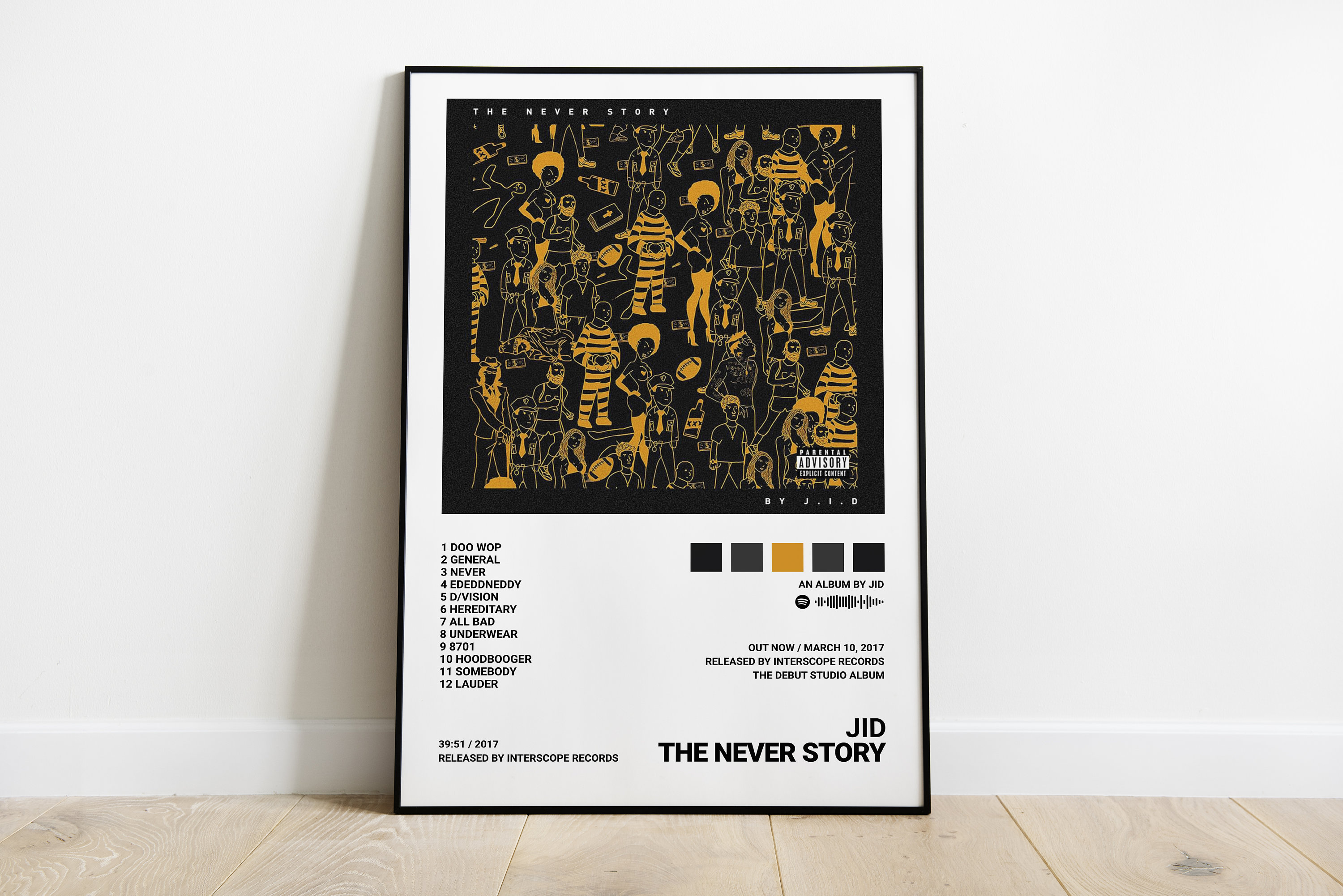 JID Posters, The Never Story Poster sold by ChristinKim | SKU 42390581 ...