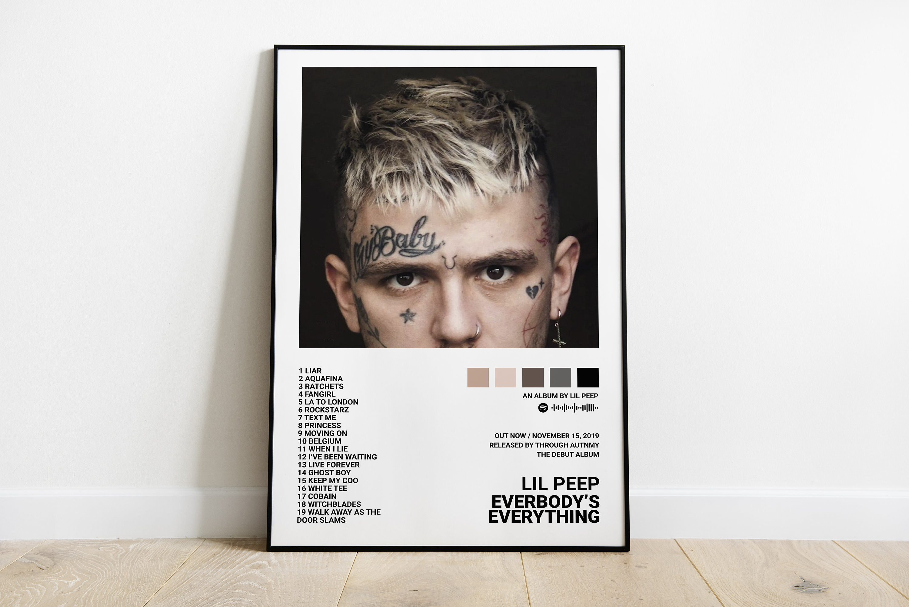 Lil Peep Poster / Everybody's Everything / Album Cover Poster sold by ...