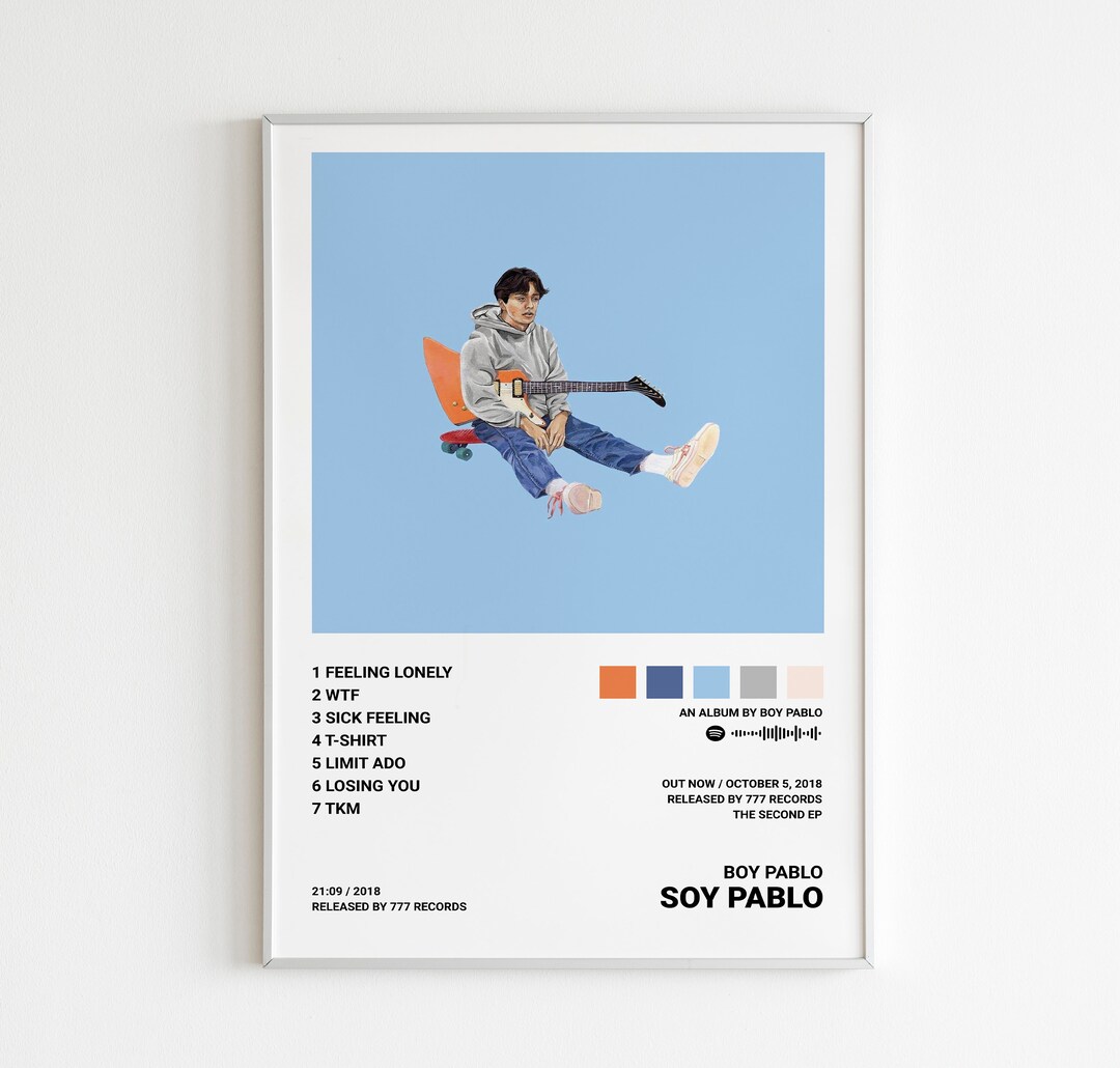 Legitimationsoplysninger godtgørelse beundre Buy Boy Pablo Posters / Soy Pablo Poster / Roy Pablo / Album Cover Online  in India - Etsy