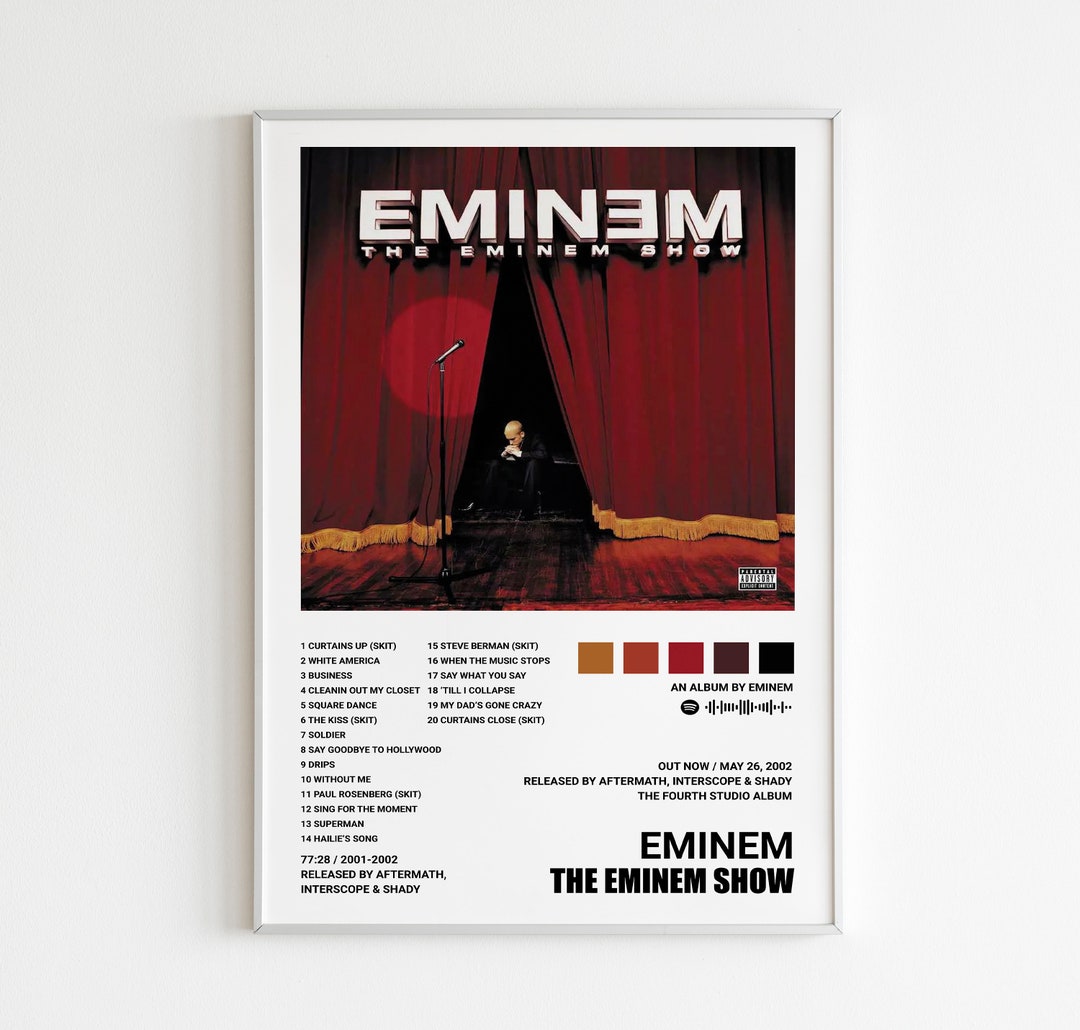 Eminem Posters / the Eminem Show Poster Album Cover Poster Etsy Australia