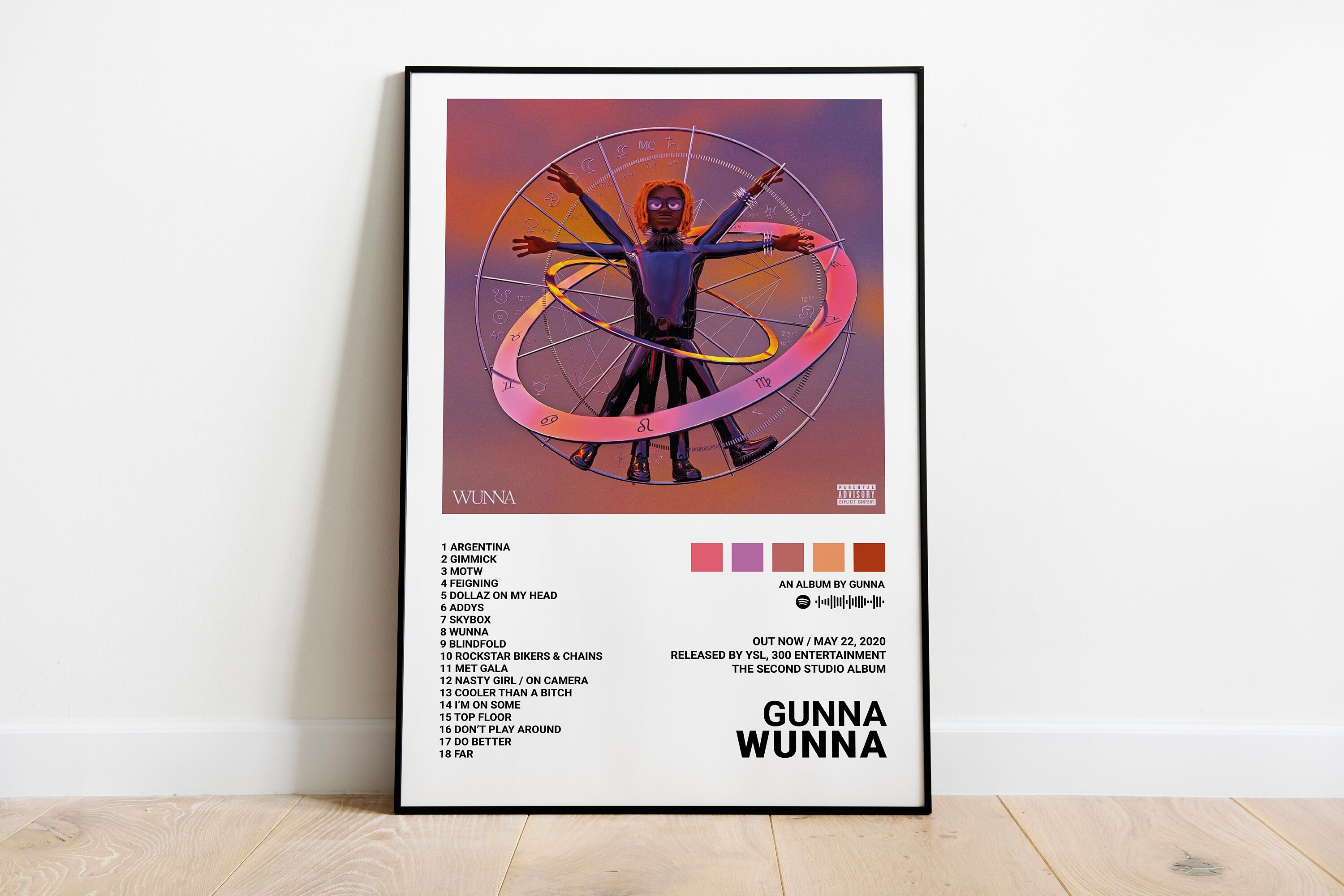gunna-poster-wunna-poster-gunna-tracklist-album-cover-etsy