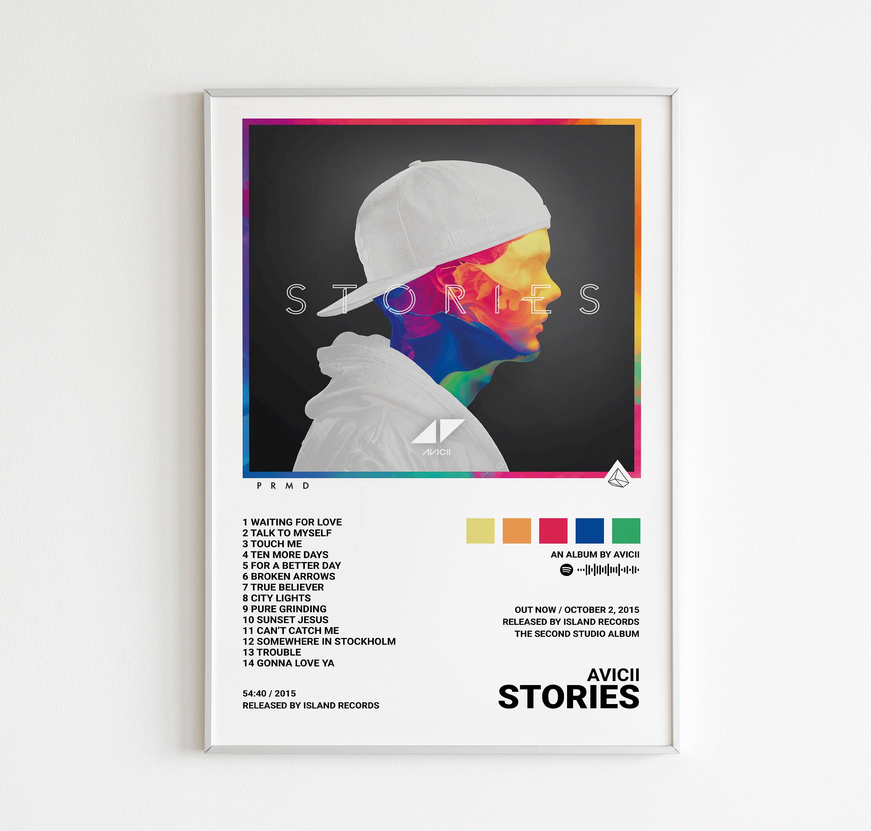 Avicii Poster / Stories Poster / Album Cover Poster -