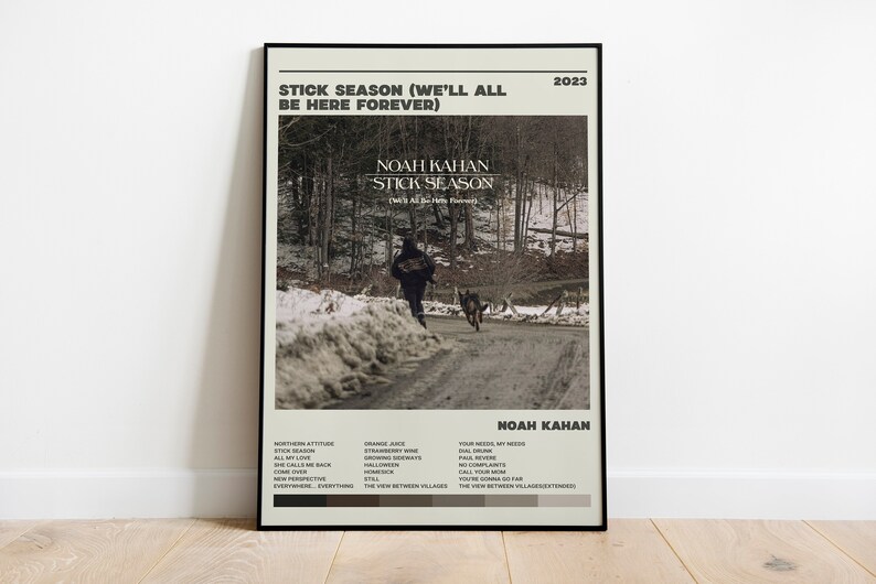 Noah Kahan Posters / Stick Season well All Be Here Forever Etsy Canada