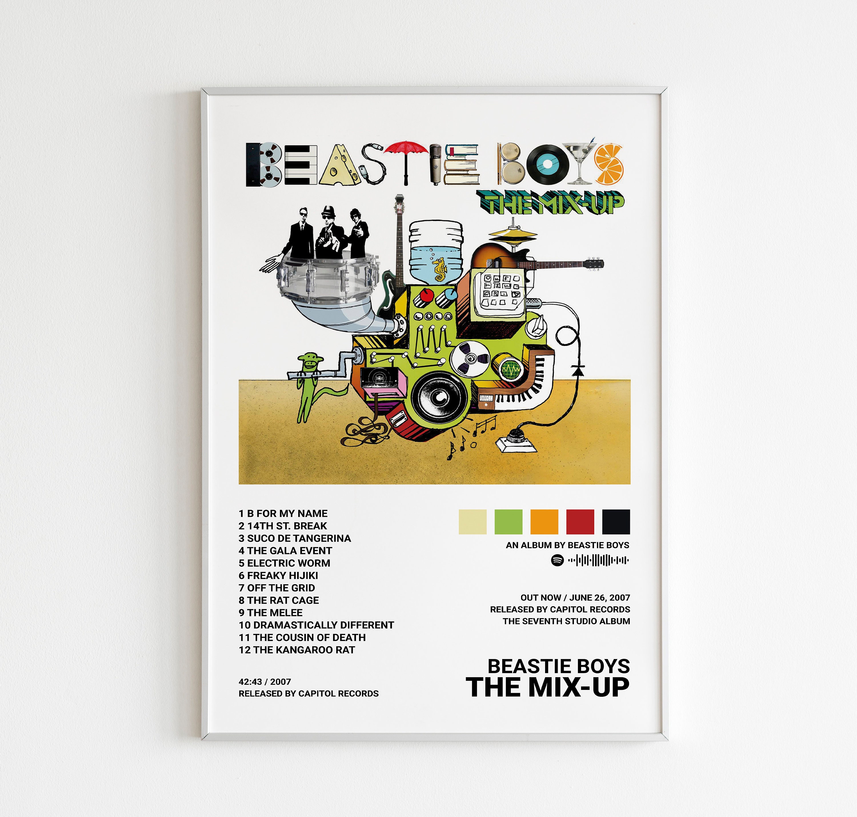 Beastie Boys the Mix up Album Poster Album Cover Poster / - Etsy