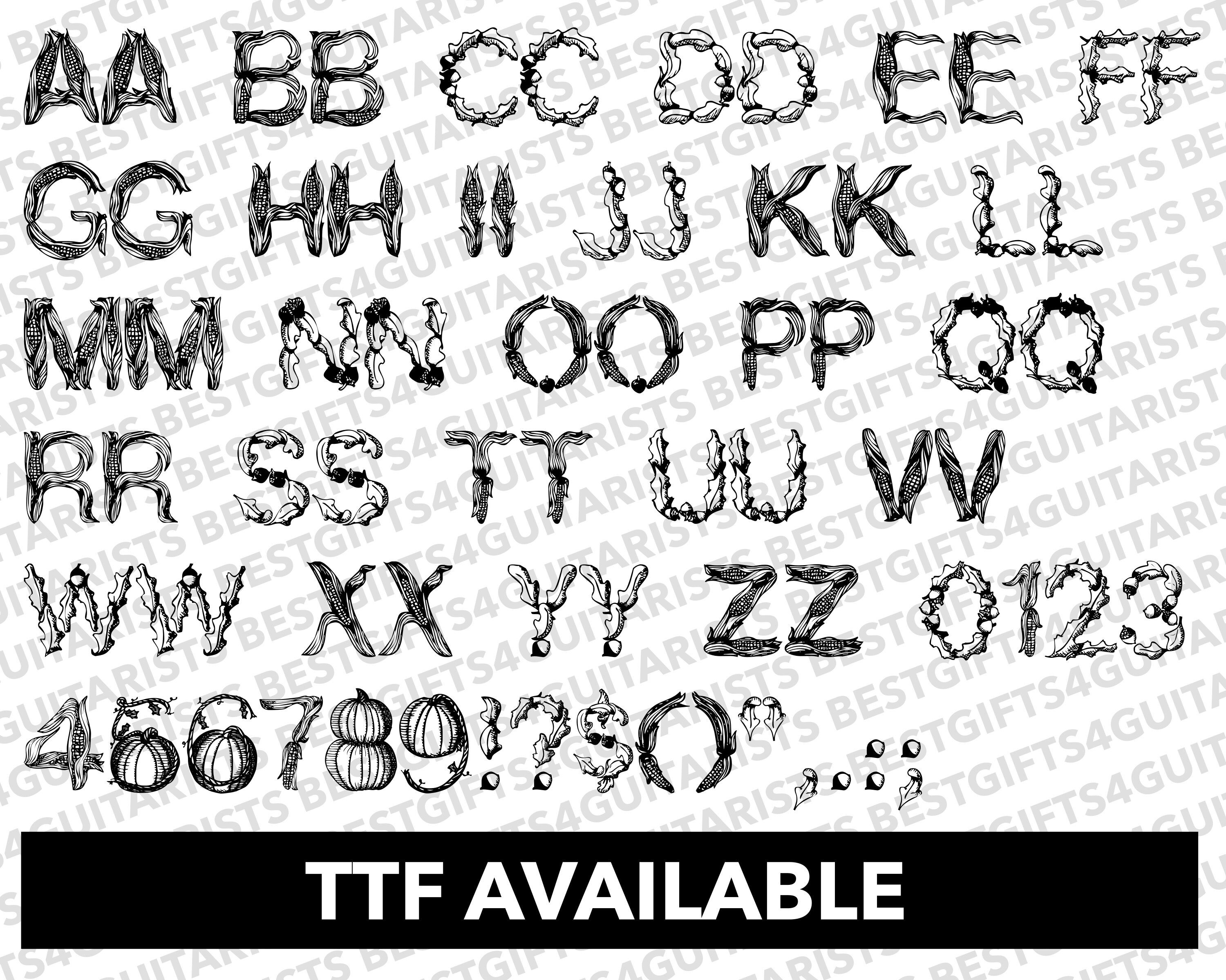 Autumn Font SVG, Autumn Font for Cricut, Autumn Font SVG, PNG, Jpg, Ttf ...