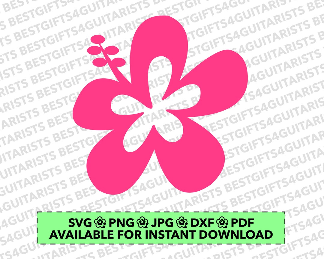 Hibiscus Hawaiian Flower SVG Hibiscus Decal Hibiscus - Etsy