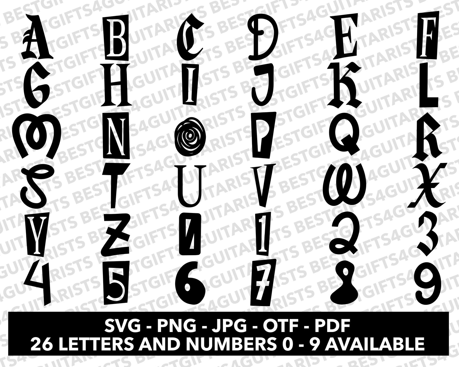 Mystery Font SVG, Mystery Font for Cricut, Mystery Font SVG, PNG, Jpg ...