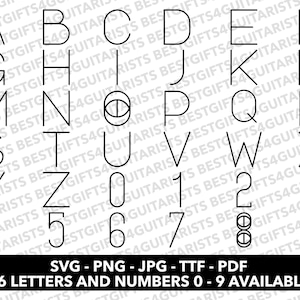 Optometry Funky Letters Eye Care Font SVG, Optometrist Font for Cricut, Eye Font SVG, PNG, Jpg ...